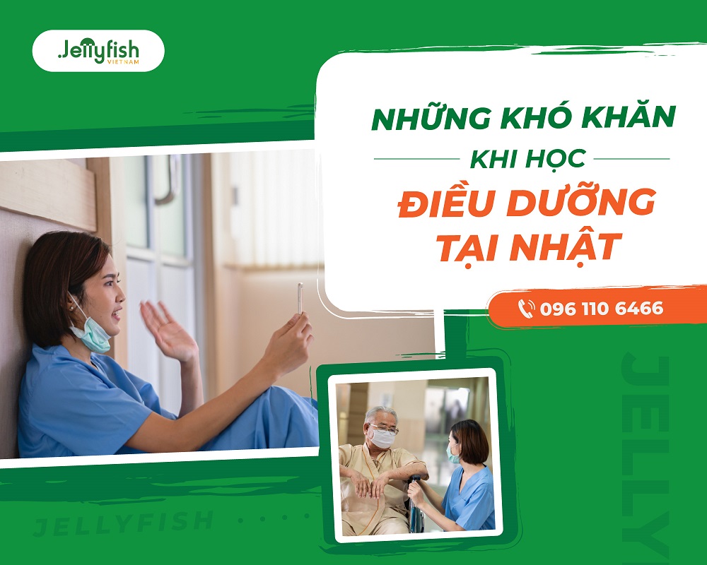 KHÓ KHĂN KHI HỌC ĐIỀU DƯỠNG TẠI NHẬT