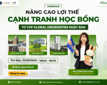 Webinar: Nâng cao lợi thế cạnh tranh học bổng từ TOP Global Universities Nhật Bản
