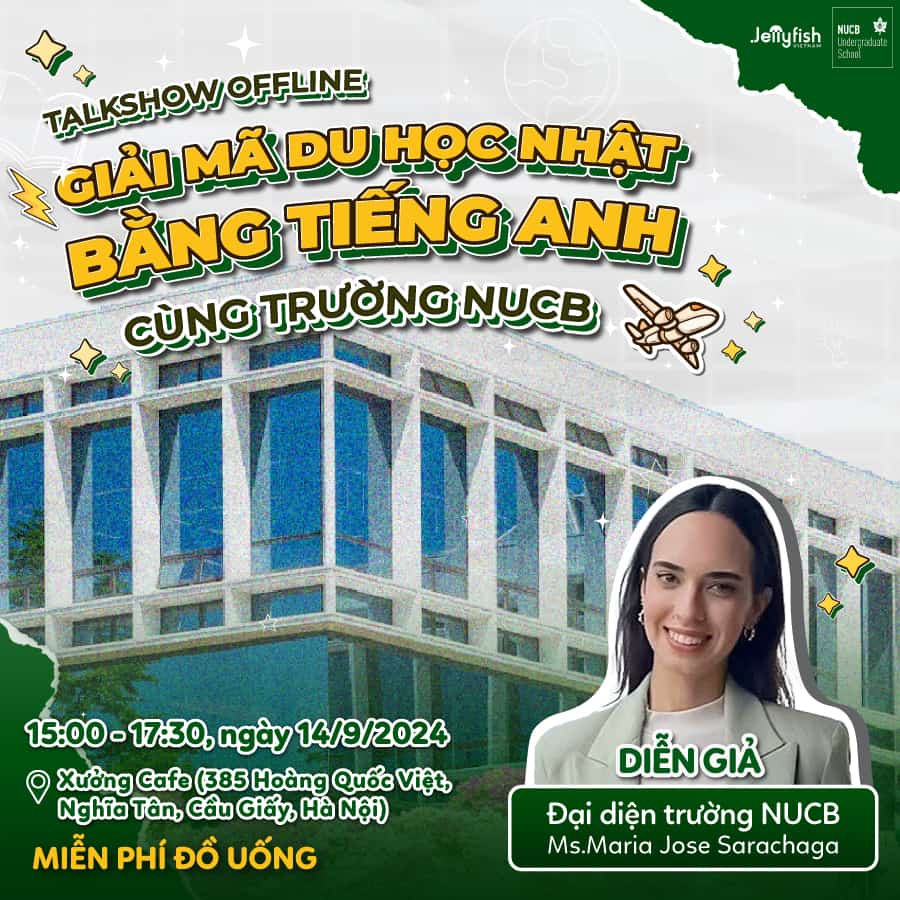 Talkshow: Giải mã du học Nhật bằng tiếng Anh cùng trường NUCB