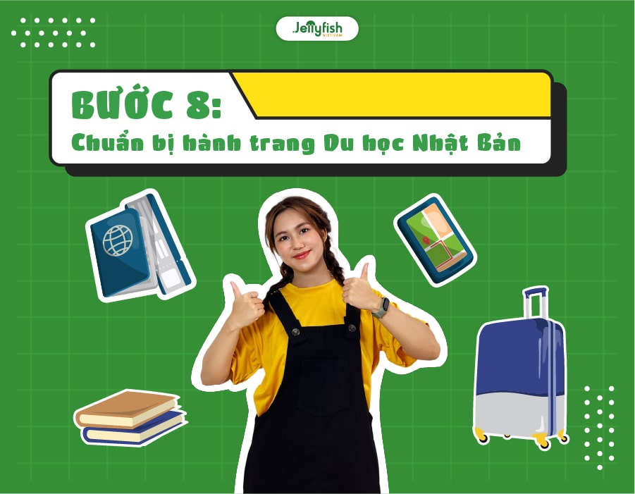 Bước 8: Chuẩn bị lên đường du học