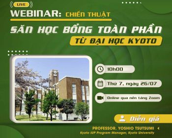 Webinar: Chiến thuật săn học bổng toàn phần từ Đại học Tokyo