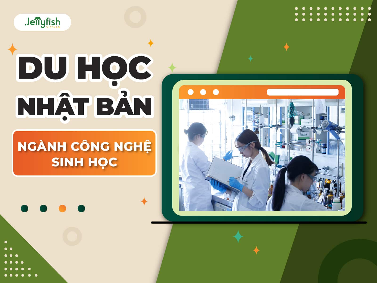 Du học Nhật Bản ngành Công nghệ sinh học