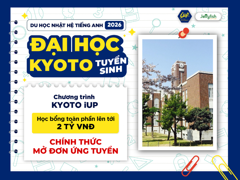 Chương trình Kyoto iUP Đại học Kyoto mở cổng tuyển sinh kỳ tháng 10/2026