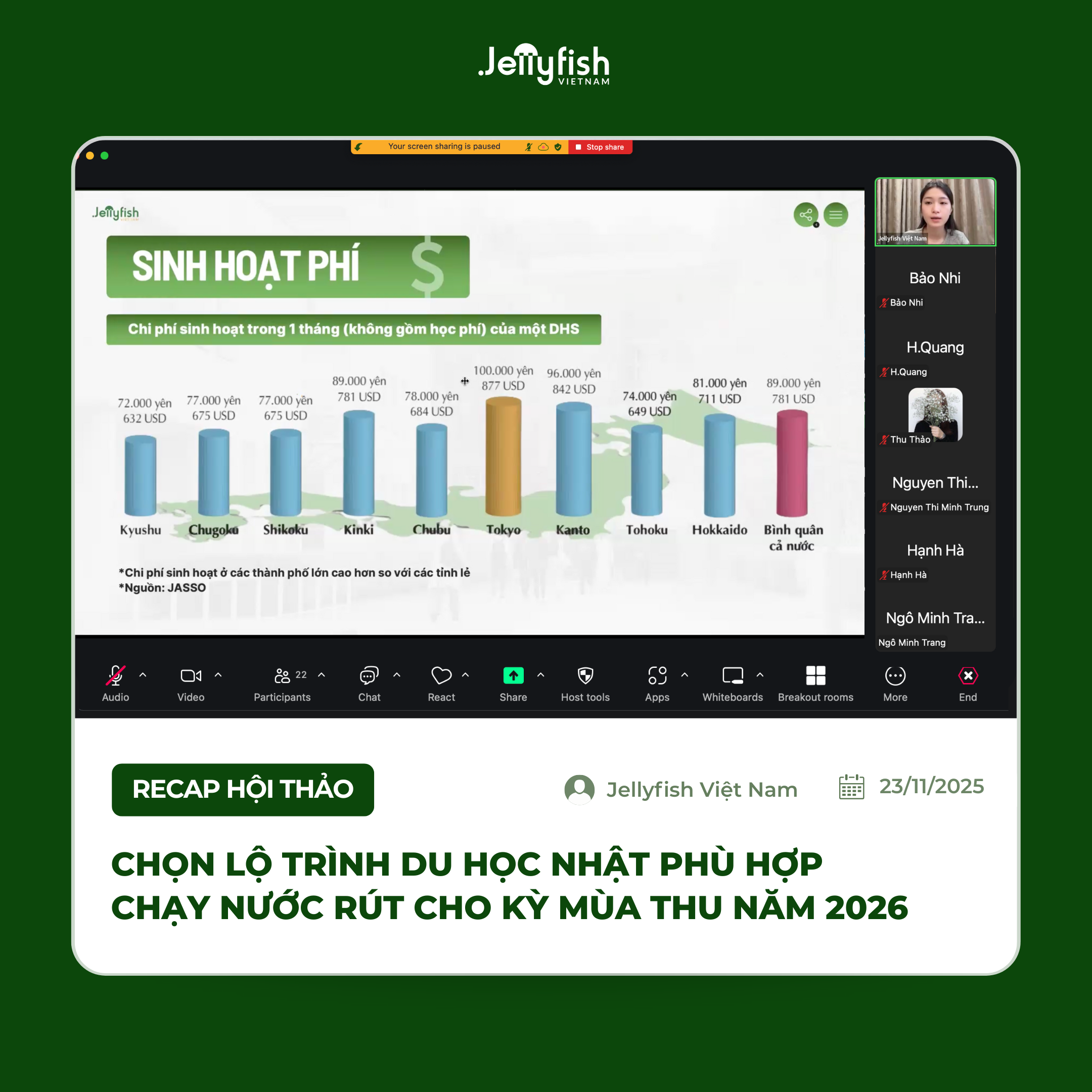 Hội thảo "Chọn lộ trình du học Nhật phù hợp - Chạy nước rút cho kỳ mùa Thu 2026"