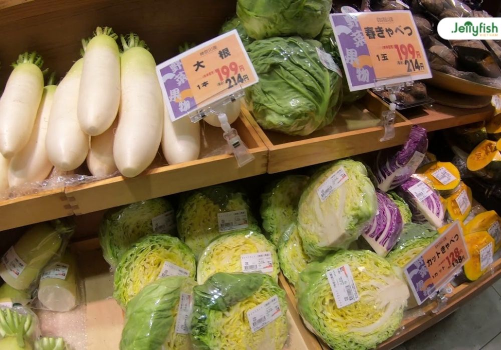 giá thực phẩm ở Nhật tương đối đắt