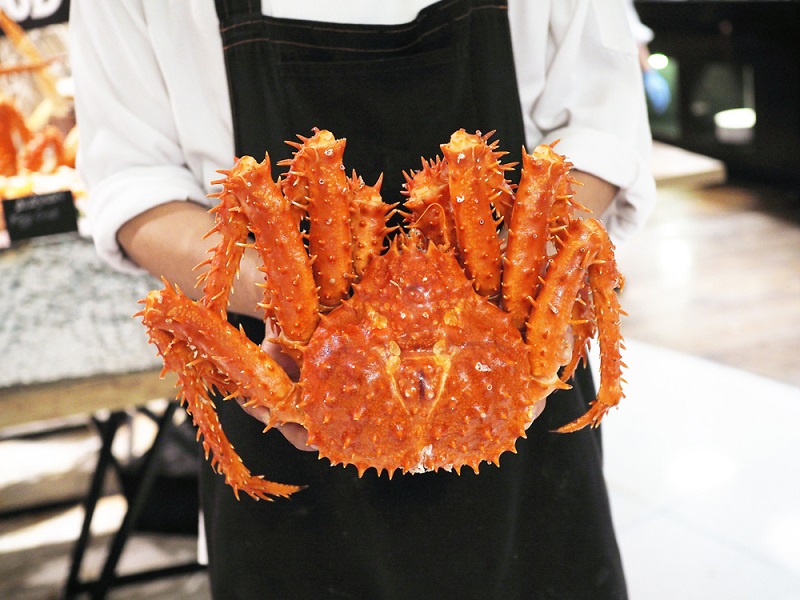 Cua là đặc sản của vùng biển Hokkaido