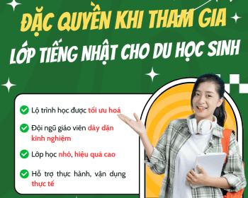 Lớp tiếng Nhật dành cho du học sinh tại Jellyfish Việt Nam