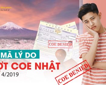 GIẢI MÃ LÝ DO TRƯỢT COE DU HỌC NHẬT HOT NHẤT KỲ T4/2019 - ẢNH 1