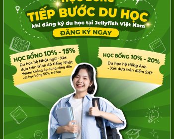 hoc bong tiep buoc du hoc Jellyfisj Viet Nam