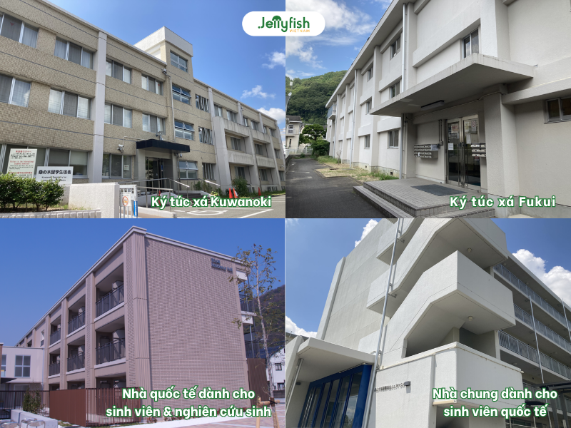 ký túc xá đại học Okayama