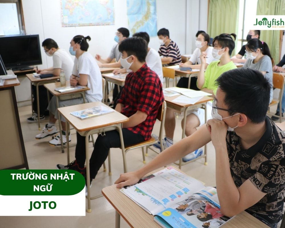 Lớp học tại trường Nhật ngữ Joto