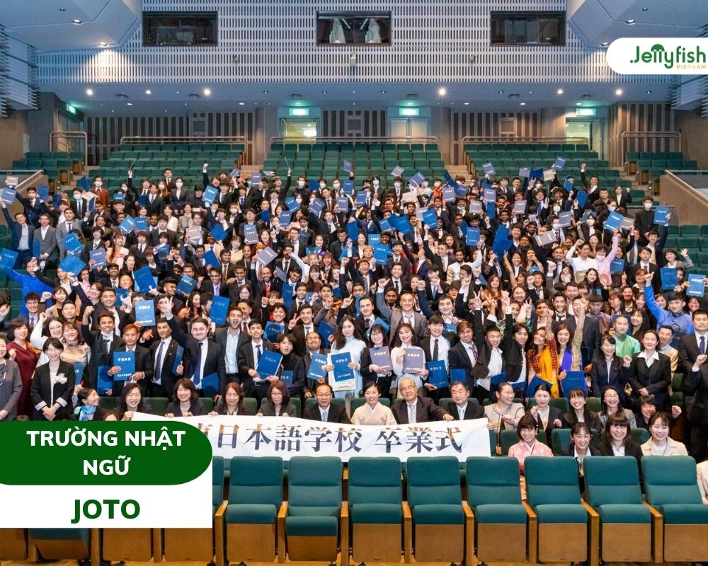 lễ tốt nghiệp tại trường Nhật ngữ Joto